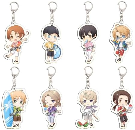 Amazon.co.jp: [しびれ] ヘタリア キーホルダー日本 アメリカ